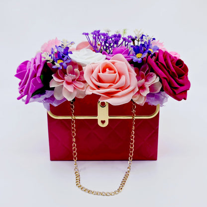 Boîte‑sac fleuri – Roselia