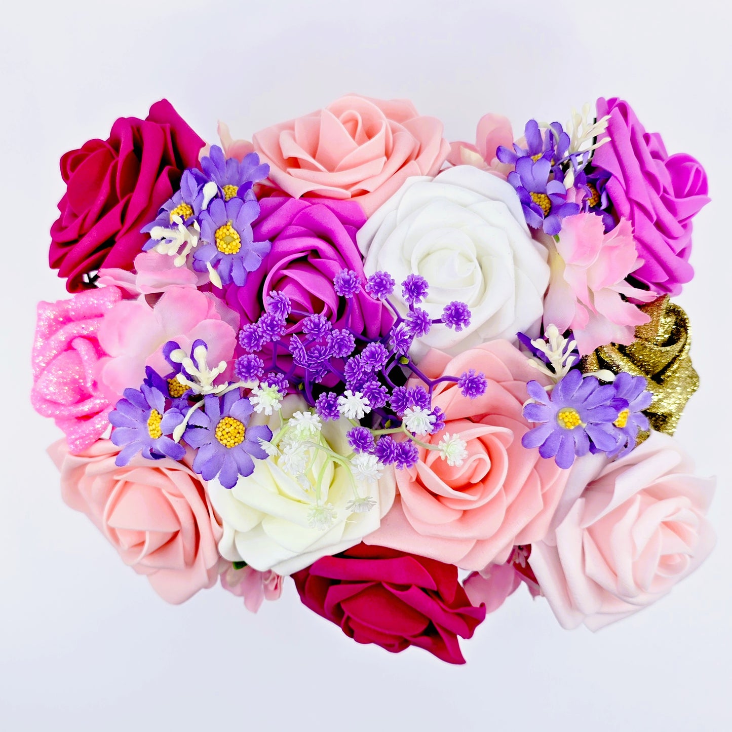 Boîte‑sac fleuri – Roselia