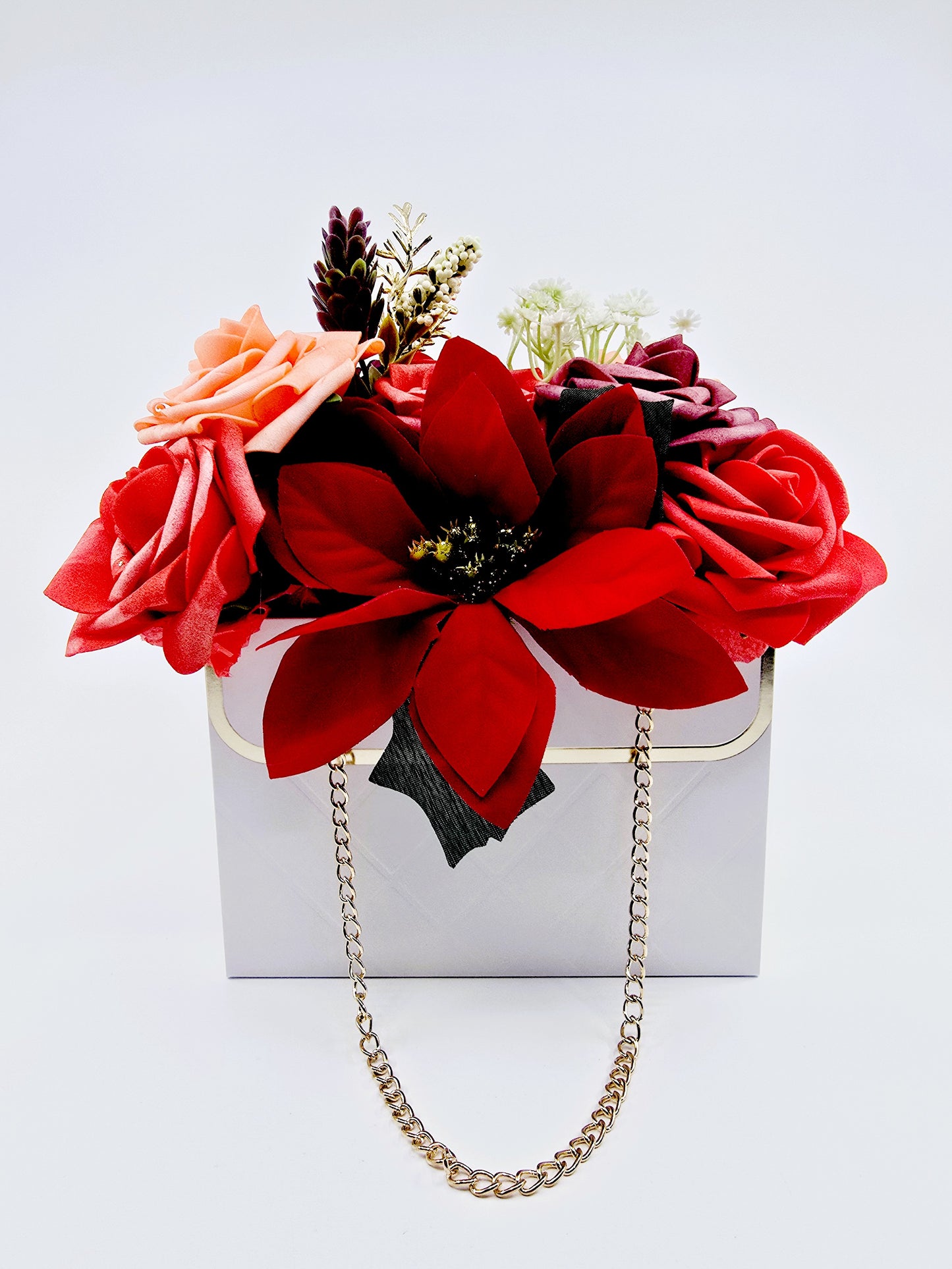 Boîte‑sac fleuri – Lysolia