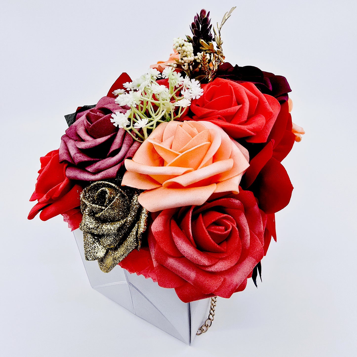 Boîte‑sac fleuri – Lysolia