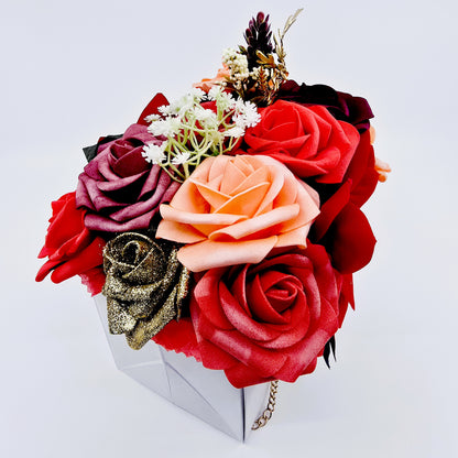 Boîte‑sac fleuri – Lysolia