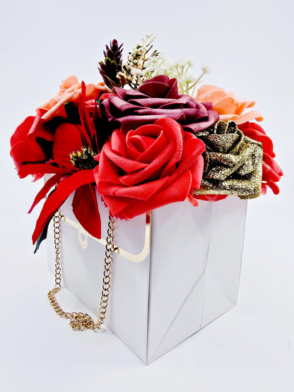 Boîte‑sac fleuri – Lysolia