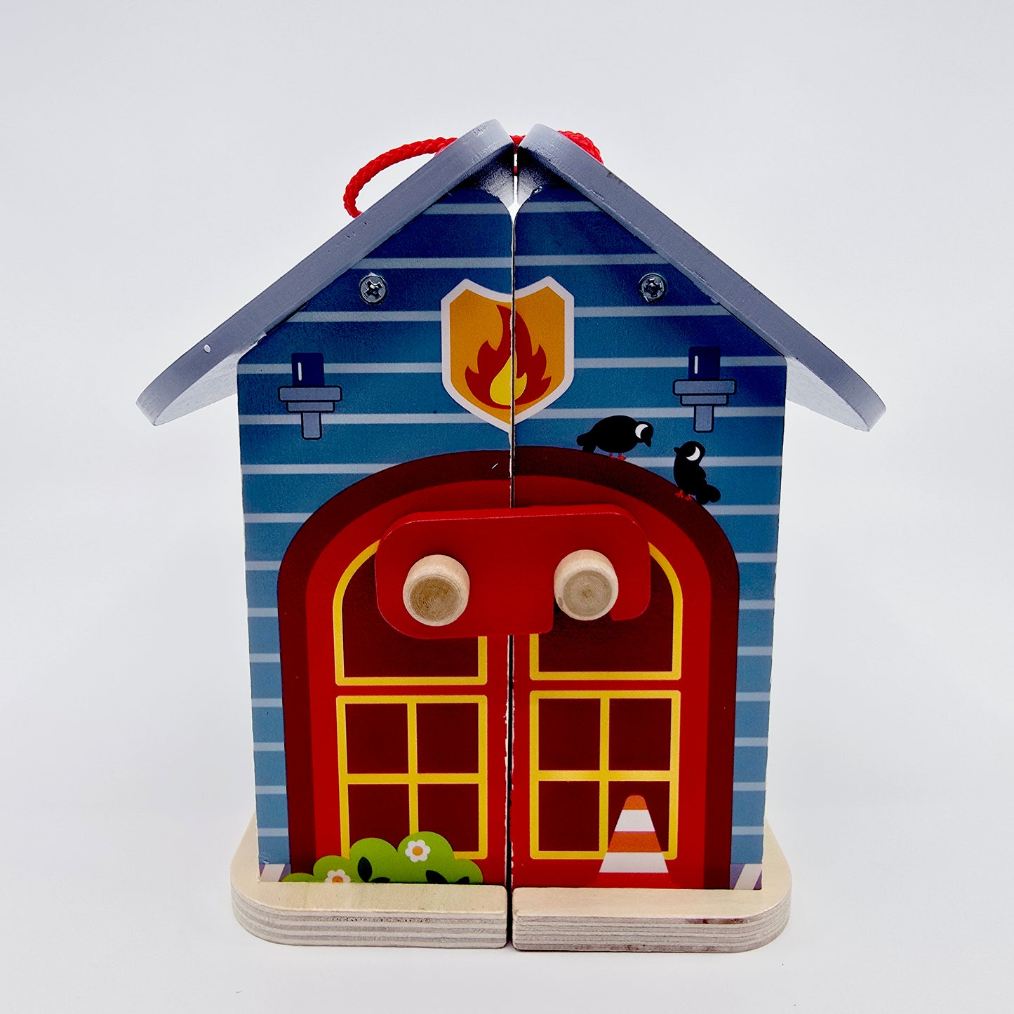 Caserne pliable en bois