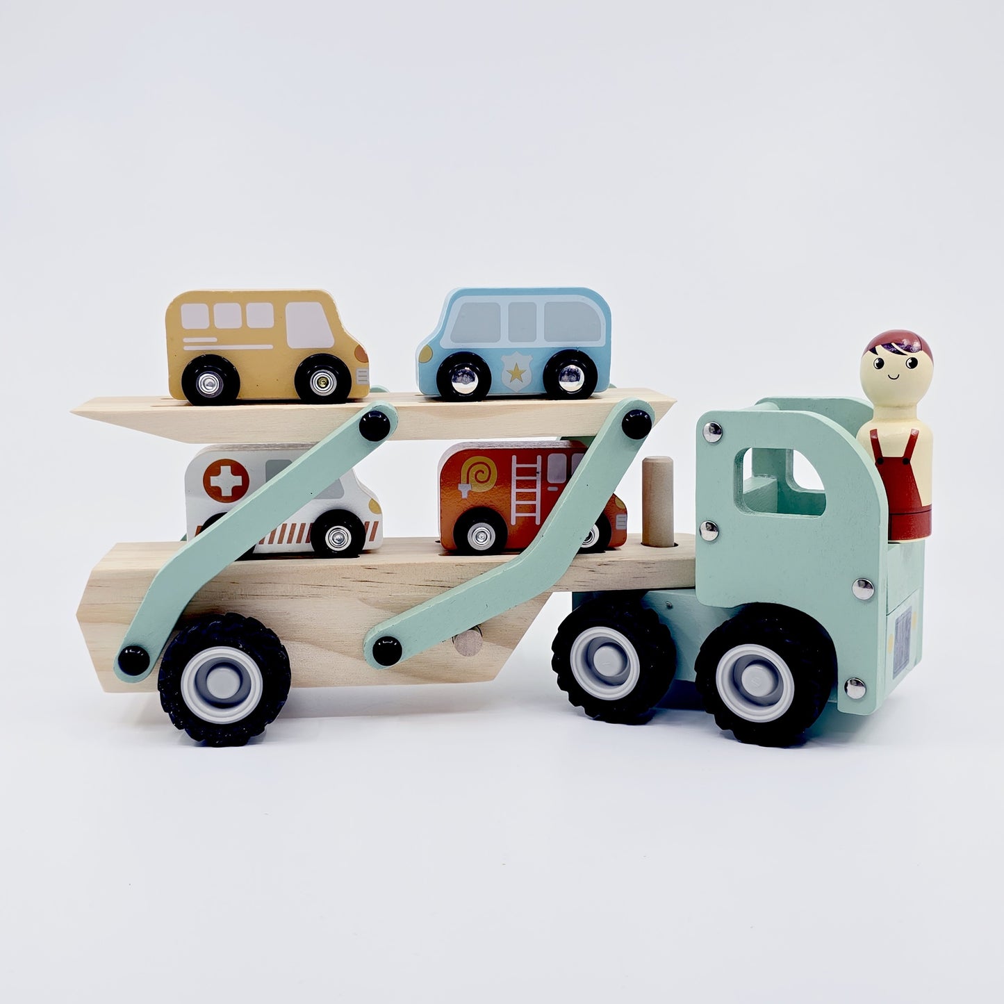 Camion transporteur en bois