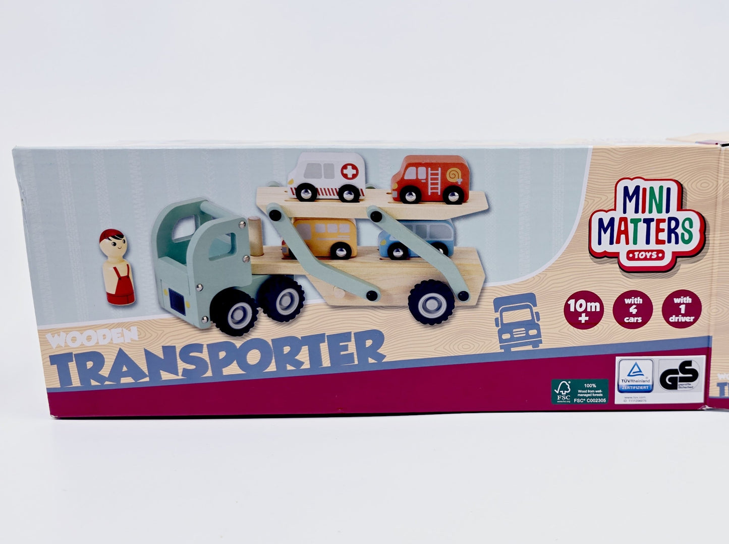 Camion transporteur en bois