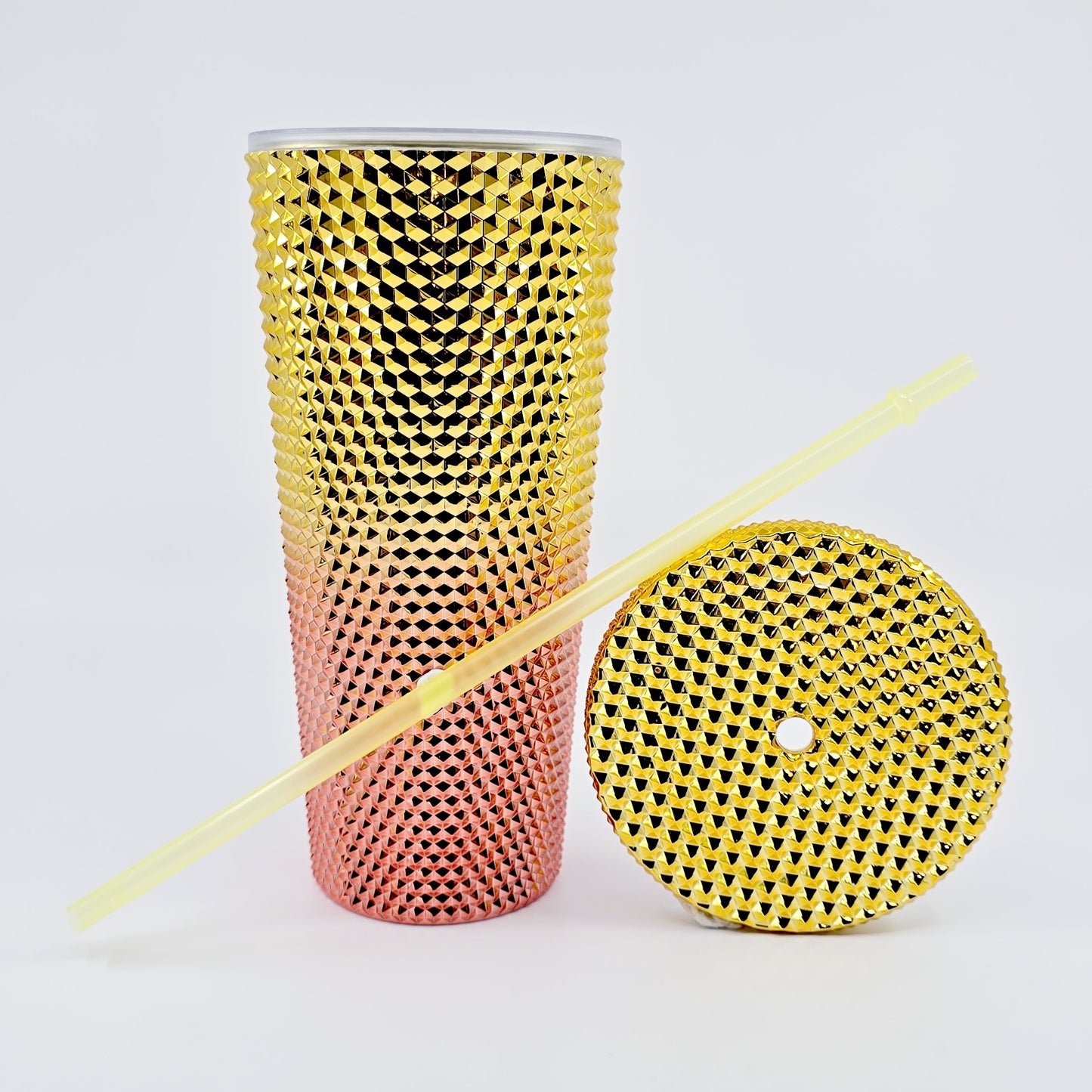 Gobelet réutilisable avec paille - Sunset (650 ml)