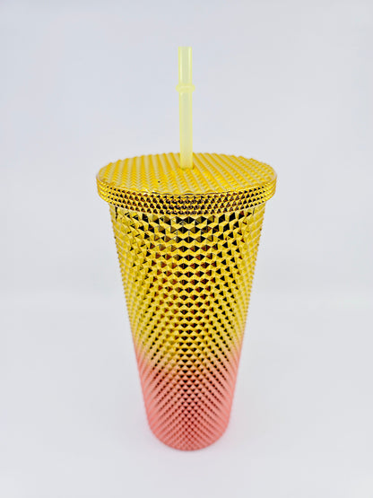 Gobelet réutilisable avec paille - Sunset (650 ml)