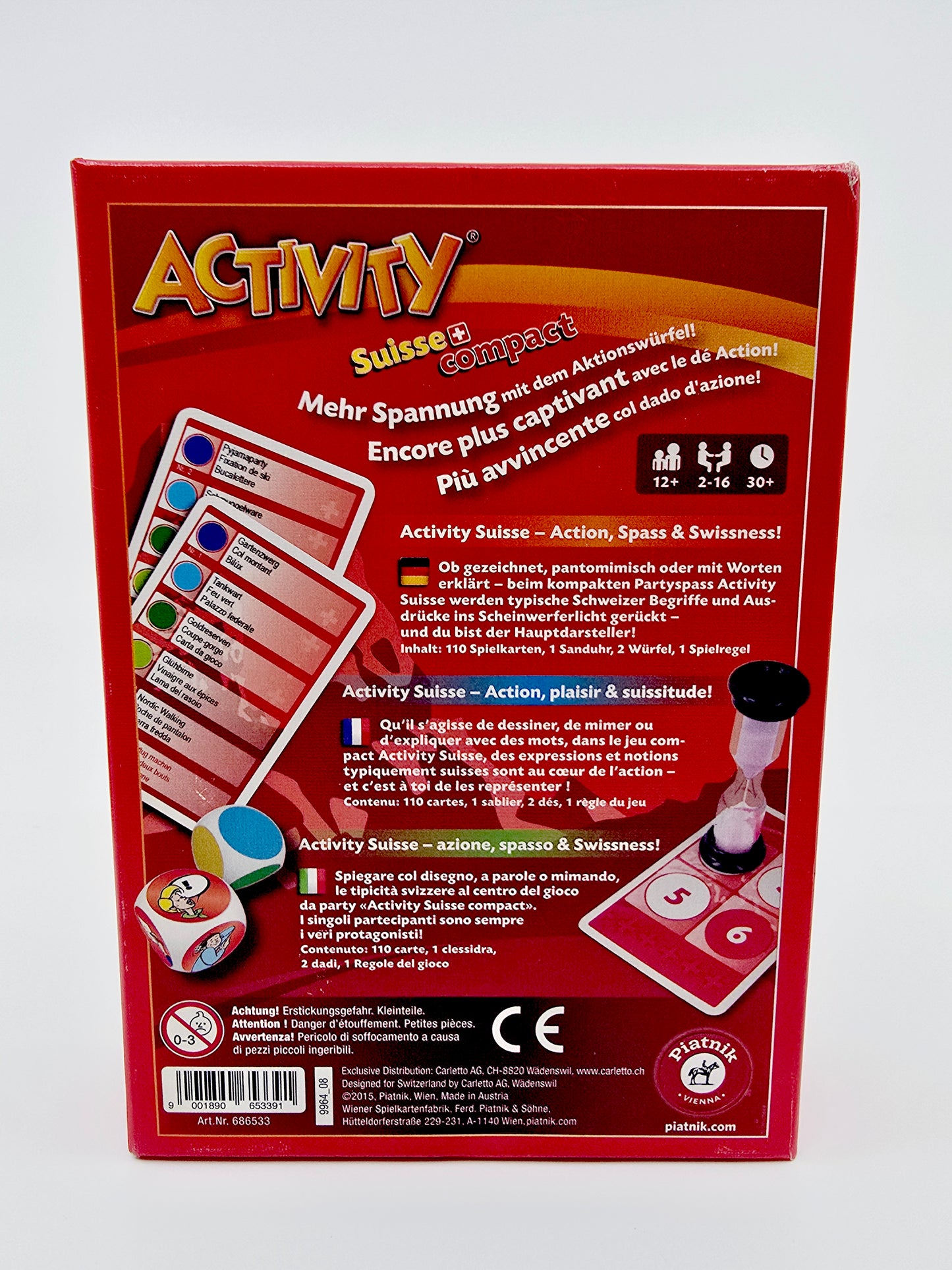 Activity Suisse Compact - Jeu de société suisse