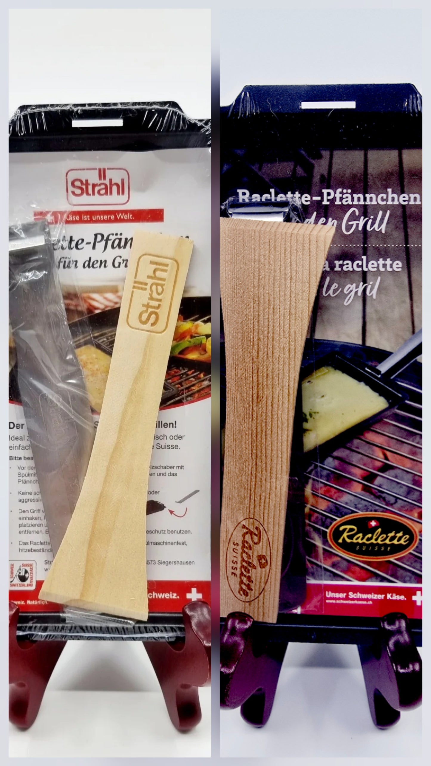 Poêlon à raclette pour barbecue (2 pièces)
