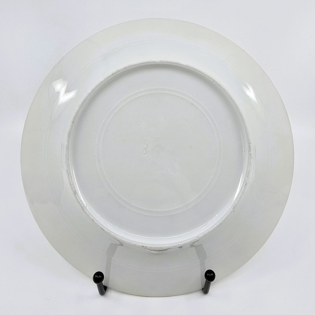 Service ancien en porcelaine fleurie – 41 pièces