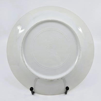 Service ancien en porcelaine fleurie – 41 pièces