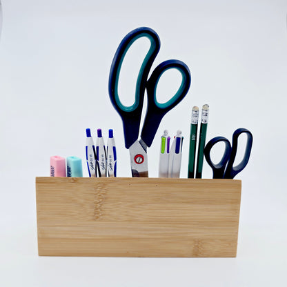 Organisateur de bureau en bambou