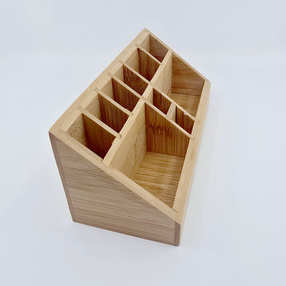 Organisateur de bureau en bambou