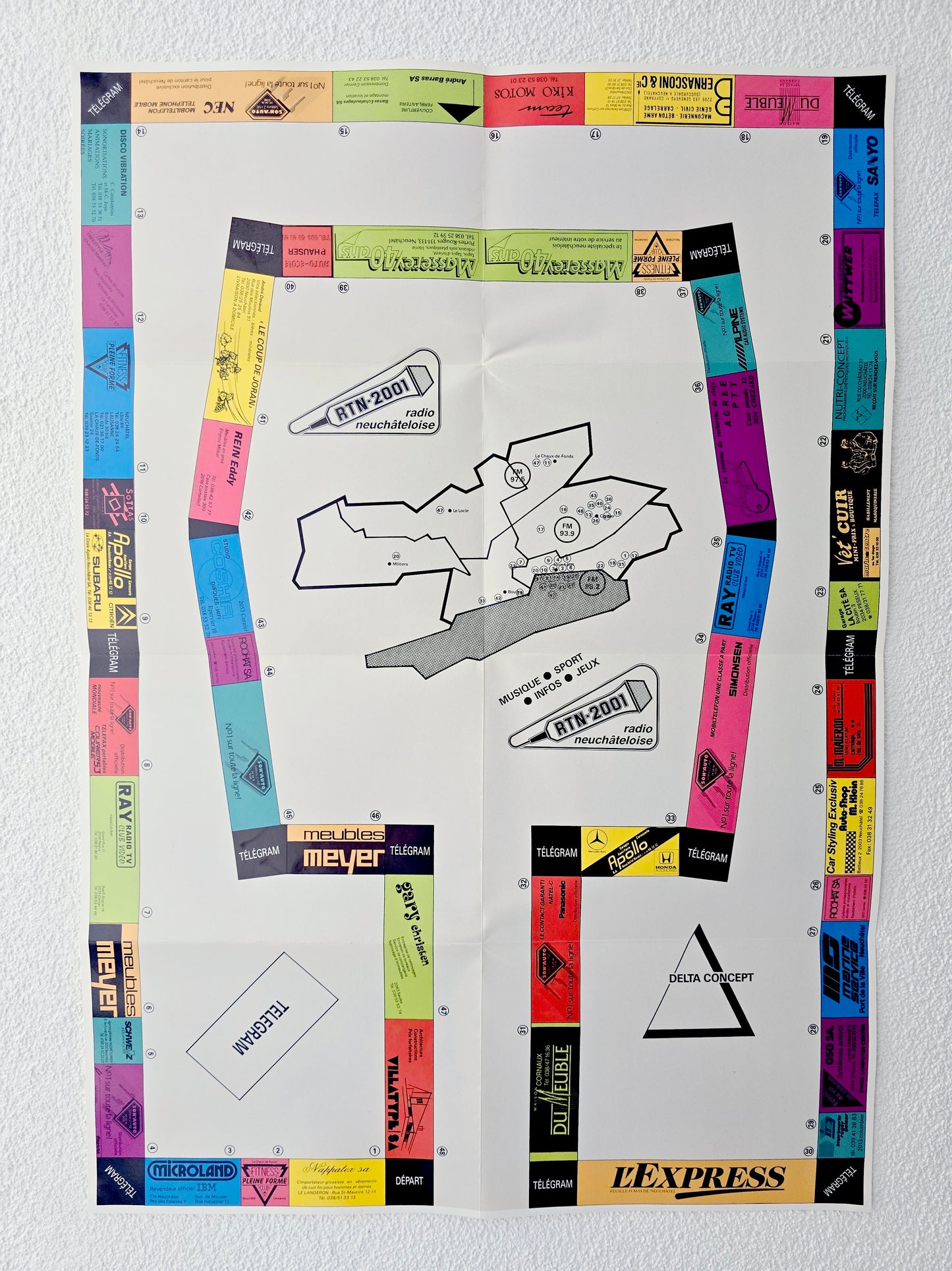 Télégram – Jeu de société Delta Concept · Neuchâtel