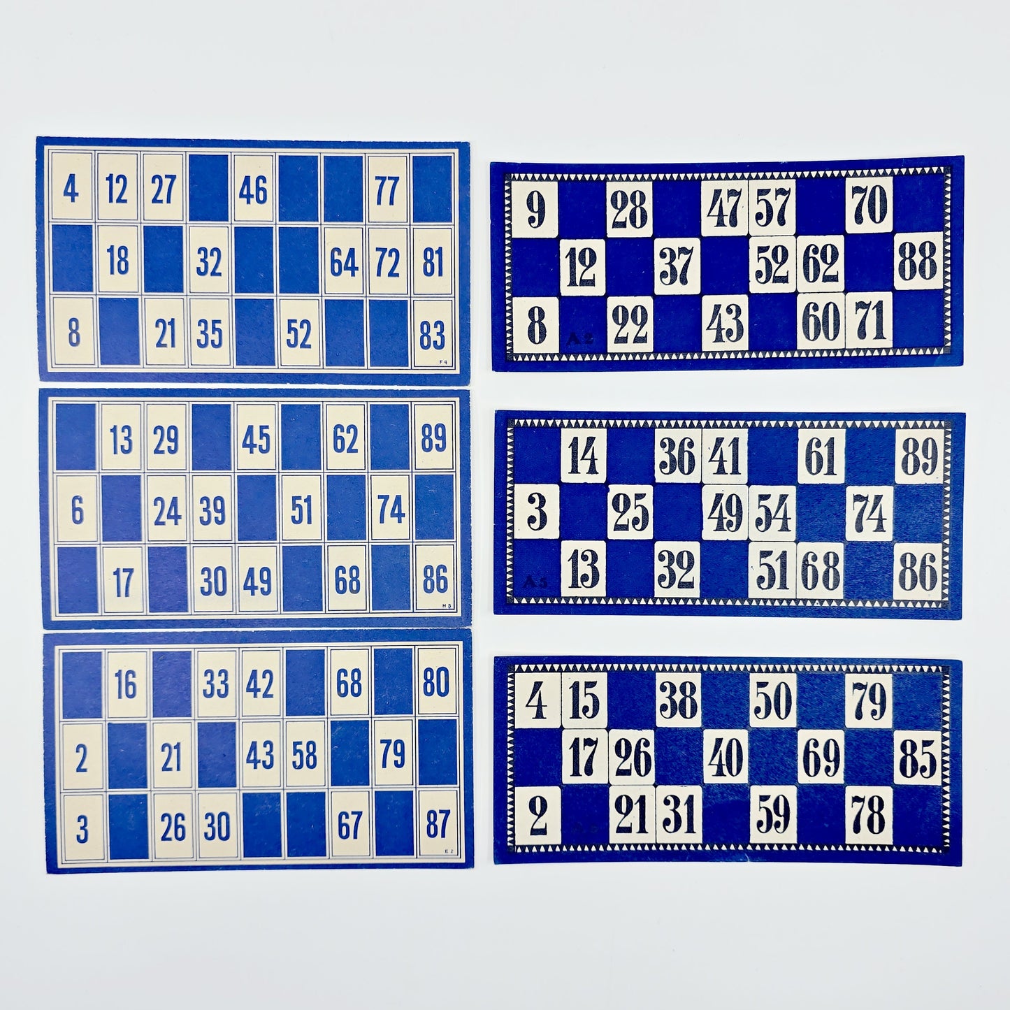 Loto vintage en bois