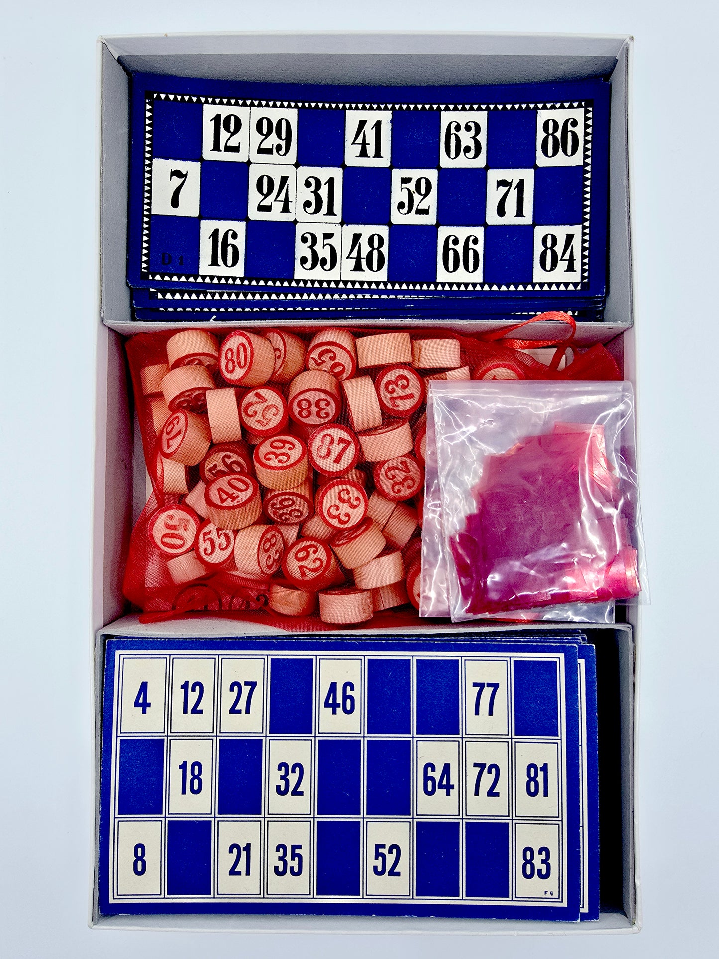 Loto vintage en bois