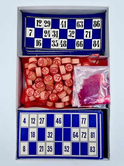 Loto vintage en bois