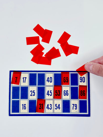 Loto vintage en bois