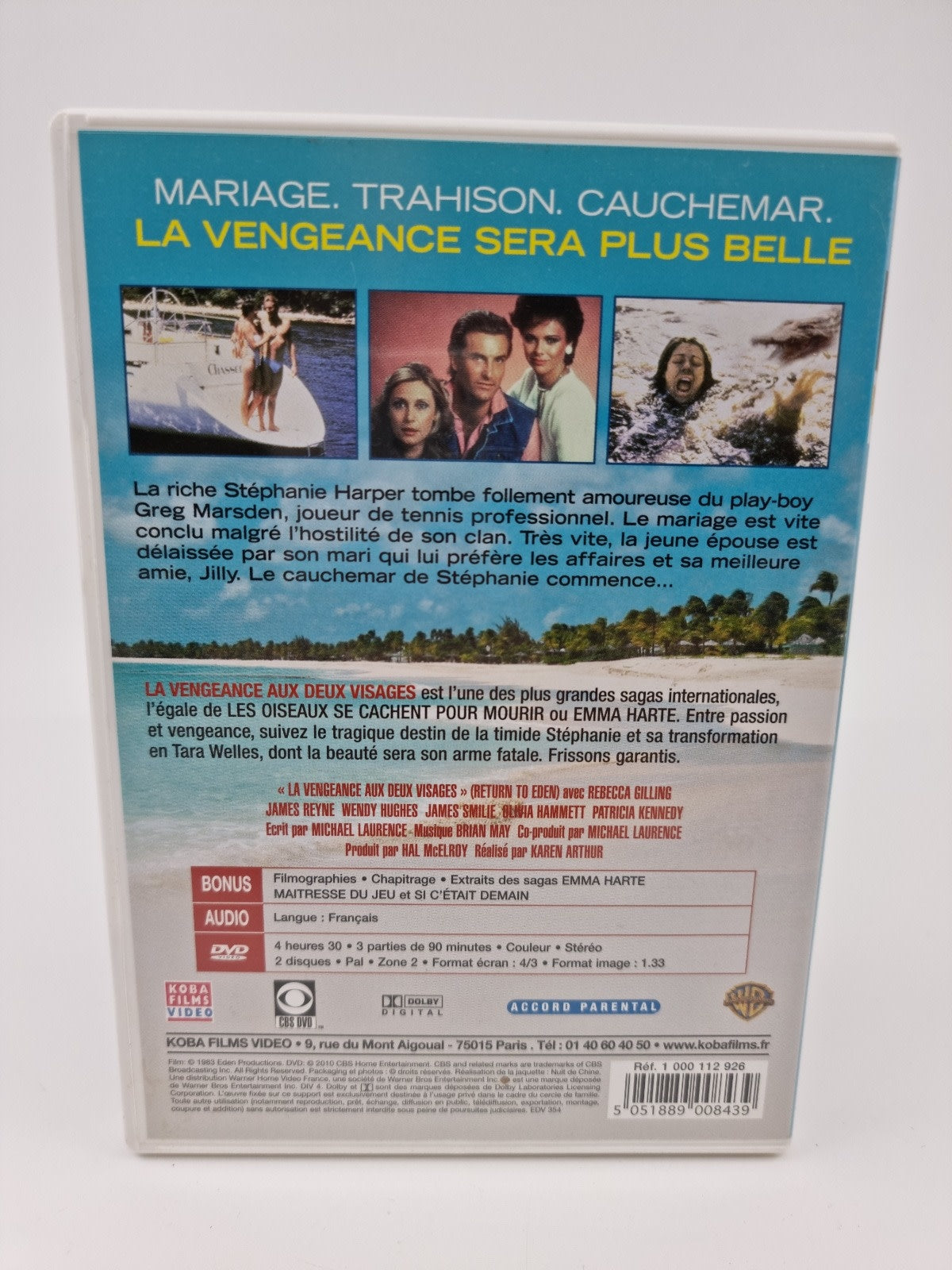 DVD - La vengeance aux deux visages – Edition 2 DVD