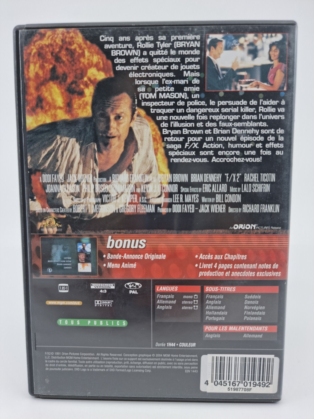 DVD - FX2 effets très spéciaux