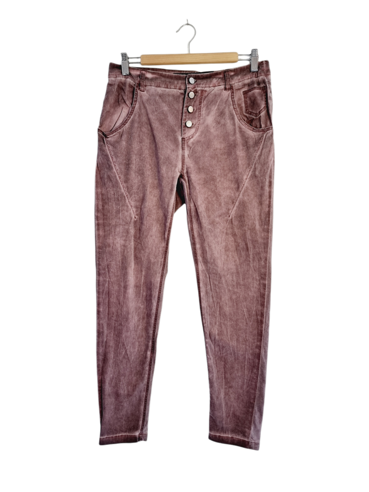 Pantalon boyfriend violet délavé (SIZE : M)
