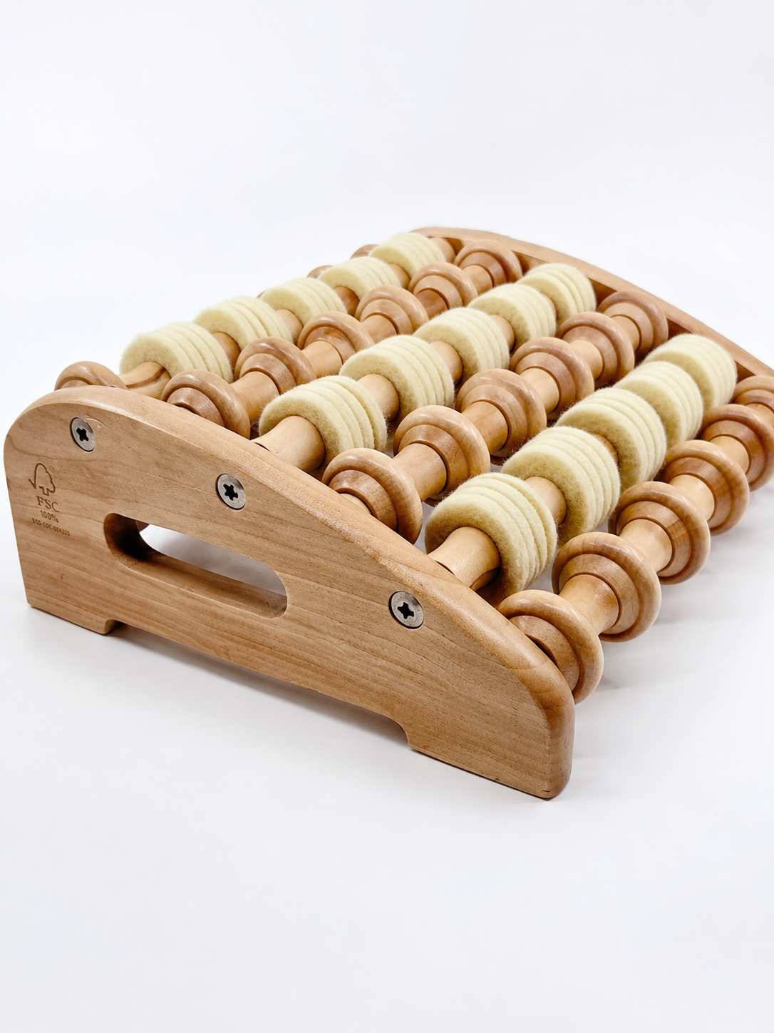 Masseur de pieds en bois