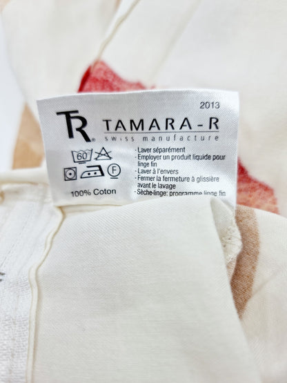 Housse de duvet 160 X 210 cm & taie d'oreiller 65 X 65 cm - feuilles oranges