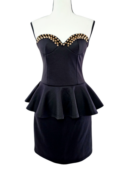 Robe bustier peplum (Taille unique 36/38)