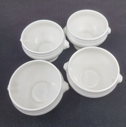 Soupière blanche (4 pièces )