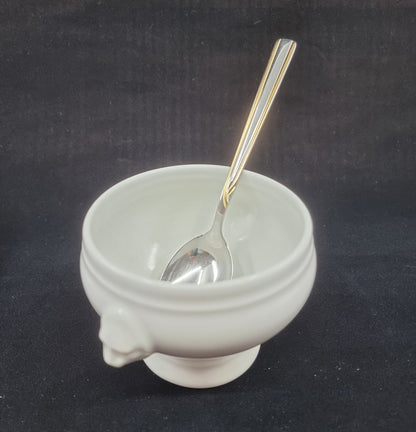 Soupière blanche (4 pièces )