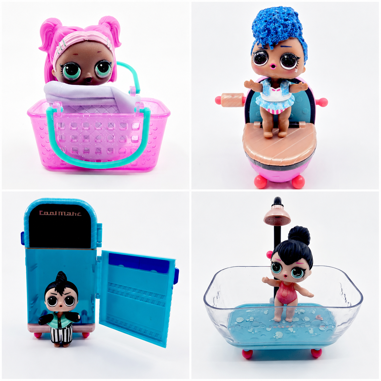 LOL Surprise – Bienvenue au Splash Club (4 figurines + accessoires)