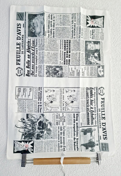 Linge de cuisine - feuille d'avis Lausanne (65 X 45 cm)