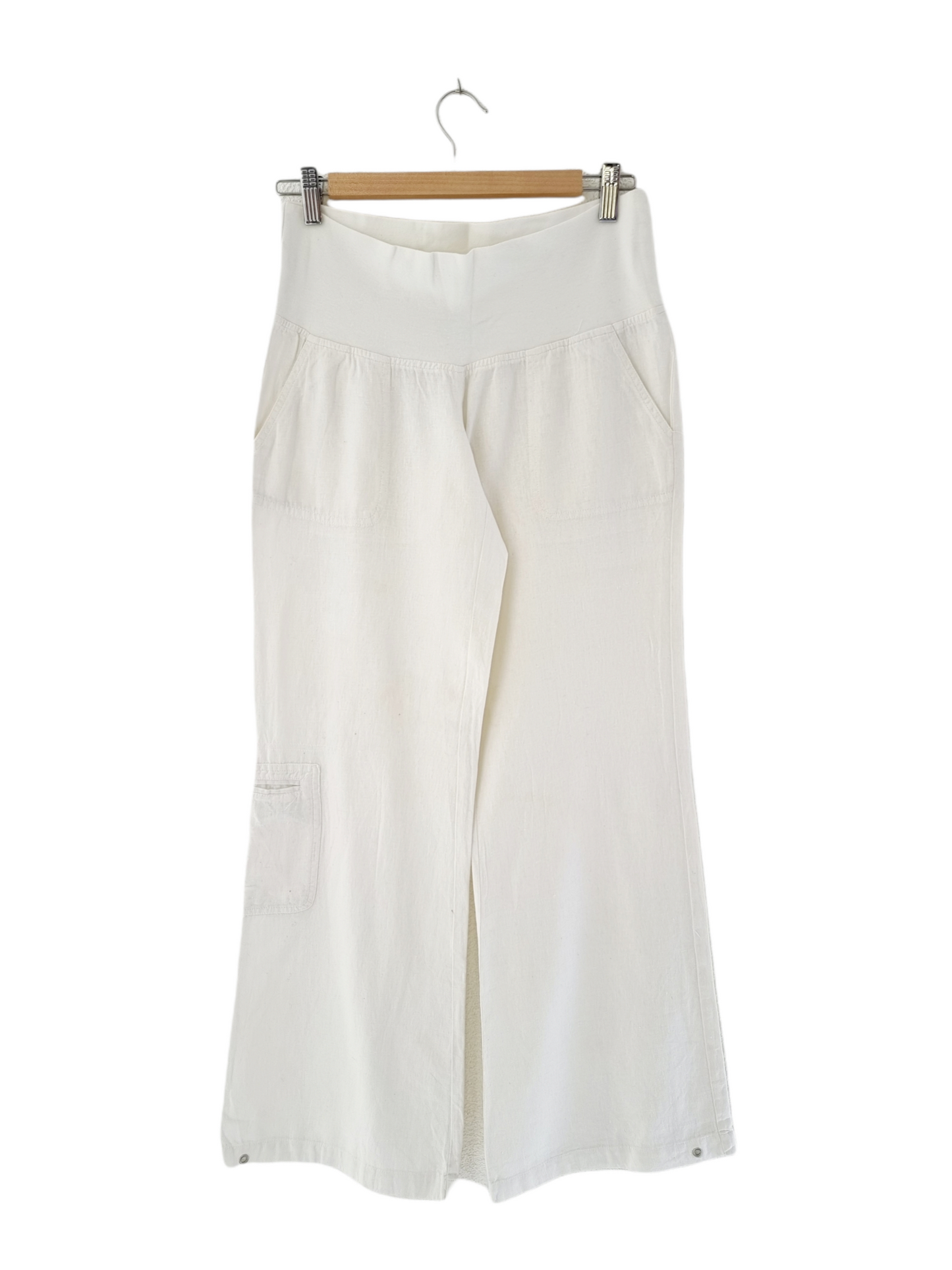 Pantalon blanc large et léger (SIZE : L)