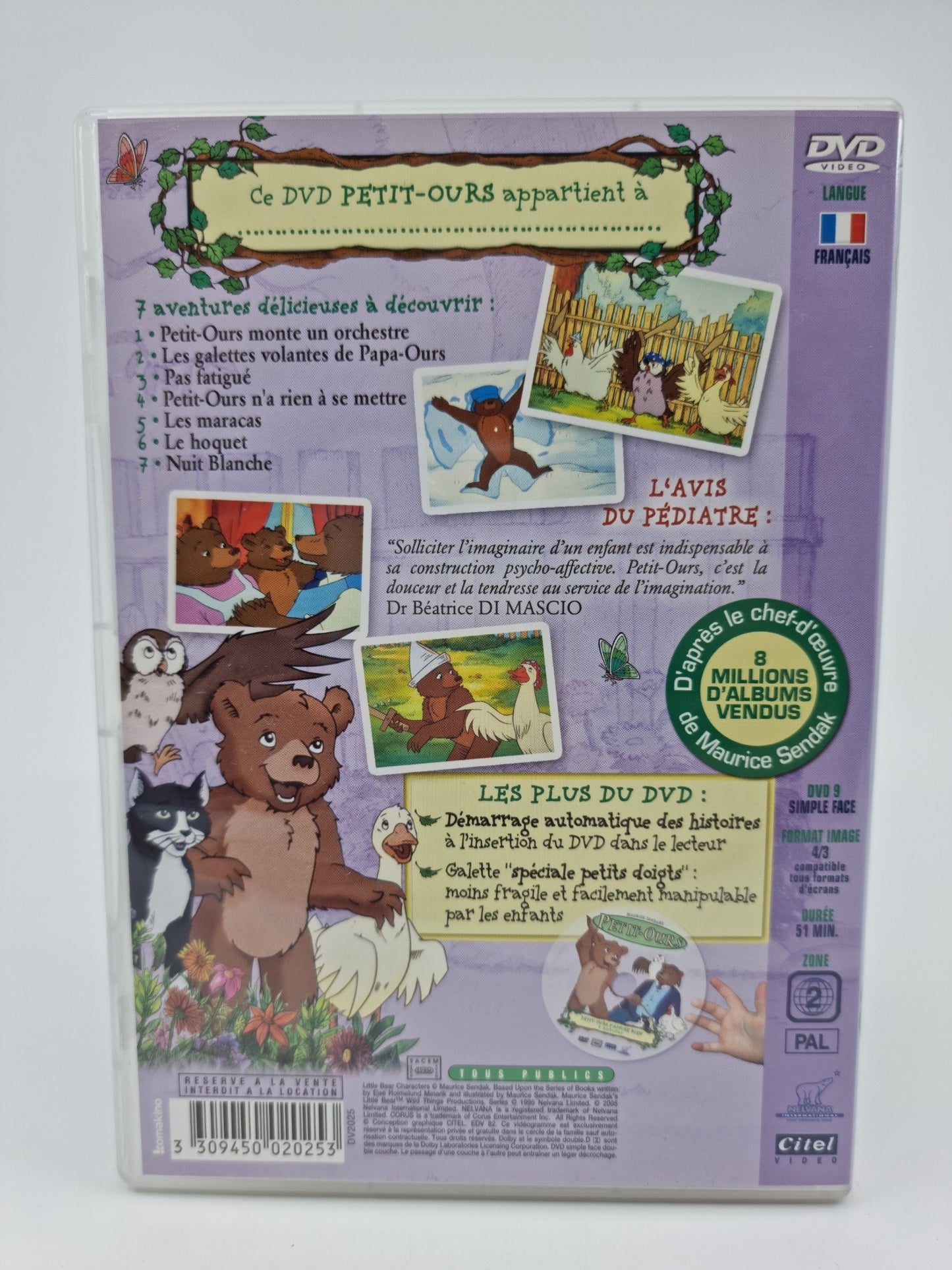 DVD - Petit-Ours s’amuse bien, 7 histoires