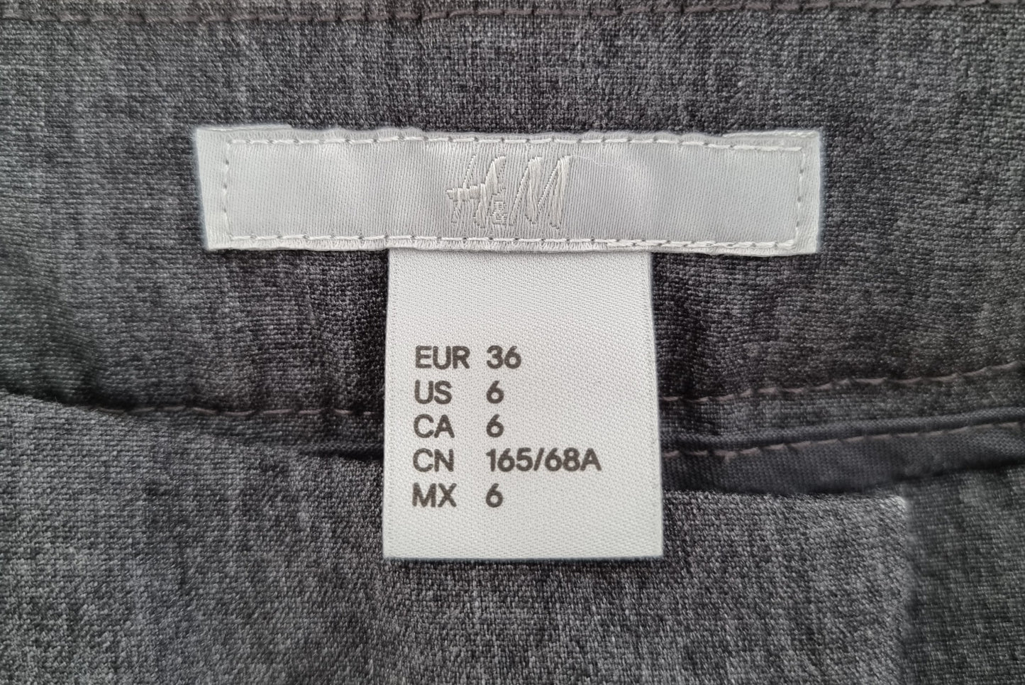 Pantalon business gris chiné (SIZE : 36)