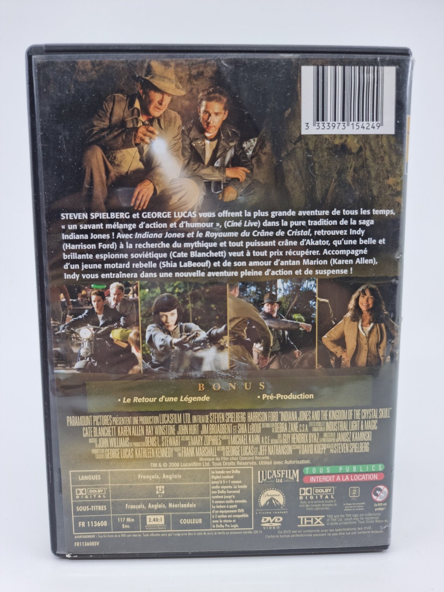 DVD - Indiana Jones et le Royaume du crâne de cristal