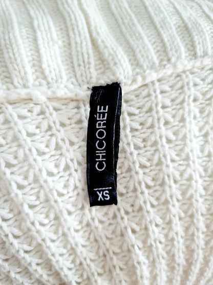 Gilet en maille à manches courtes (SIZE : XS)