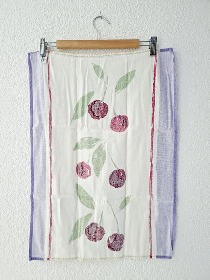 Linge de cuisine - cerises 60 X 45 cm (2 pièces)