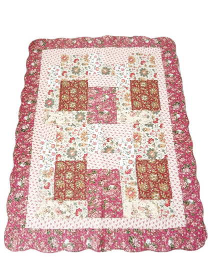 Couvre-lit/couverture patchwork (200 x 150 cm)