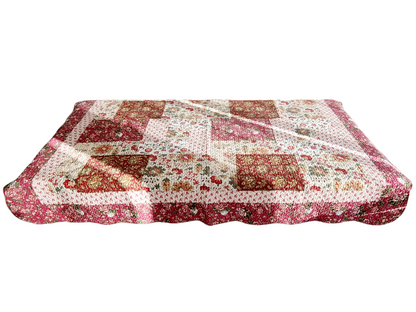 Couvre-lit/couverture patchwork (200 x 150 cm)