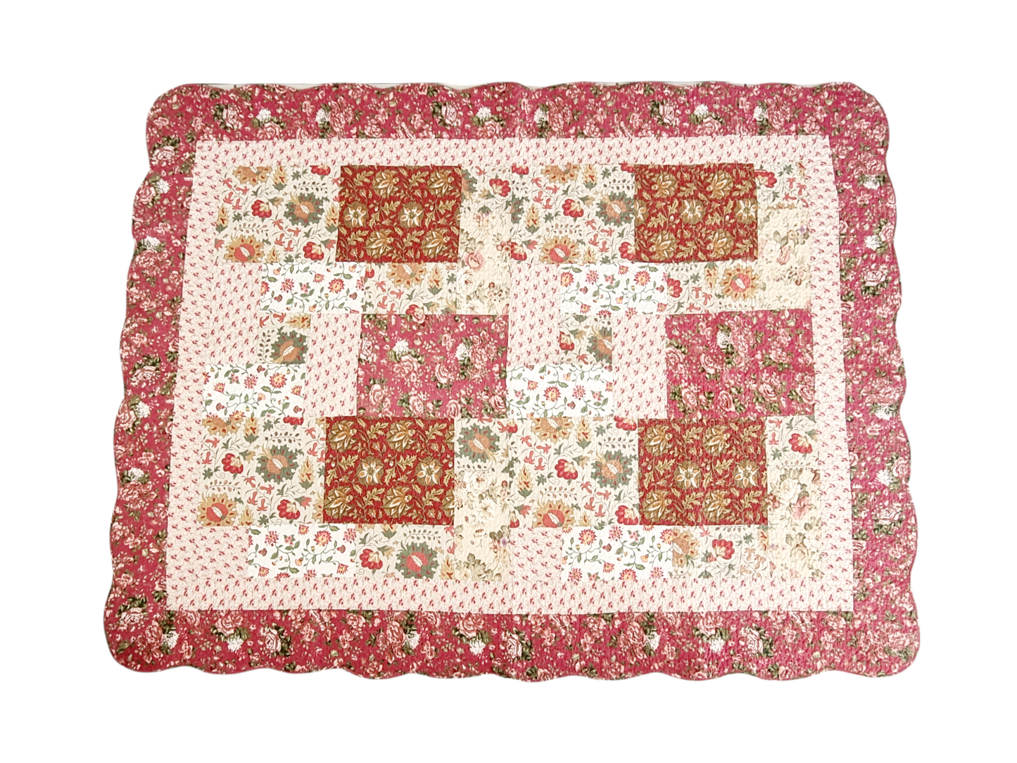 Couvre-lit/couverture patchwork (200 x 150 cm)