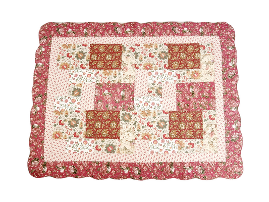 Couvre-lit/couverture patchwork (200 x 150 cm)