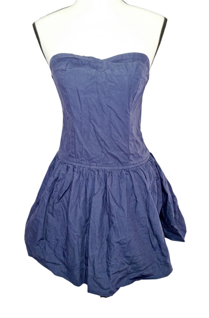 Top bustier bleu marine (SIZE : M/L)