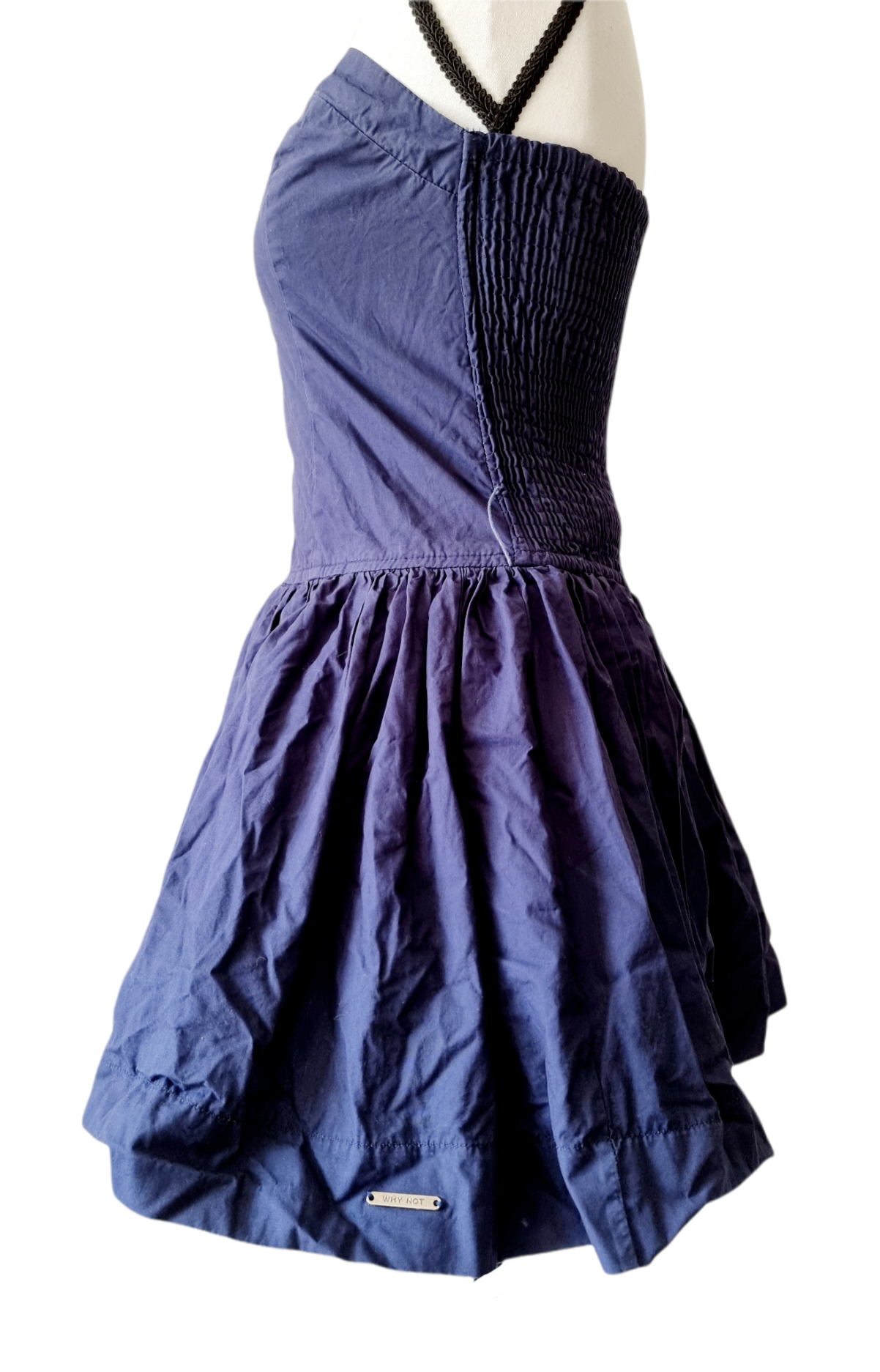 Top bustier bleu marine (SIZE : M/L)