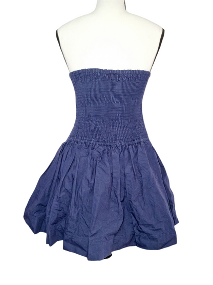 Top bustier bleu marine (SIZE : M/L)