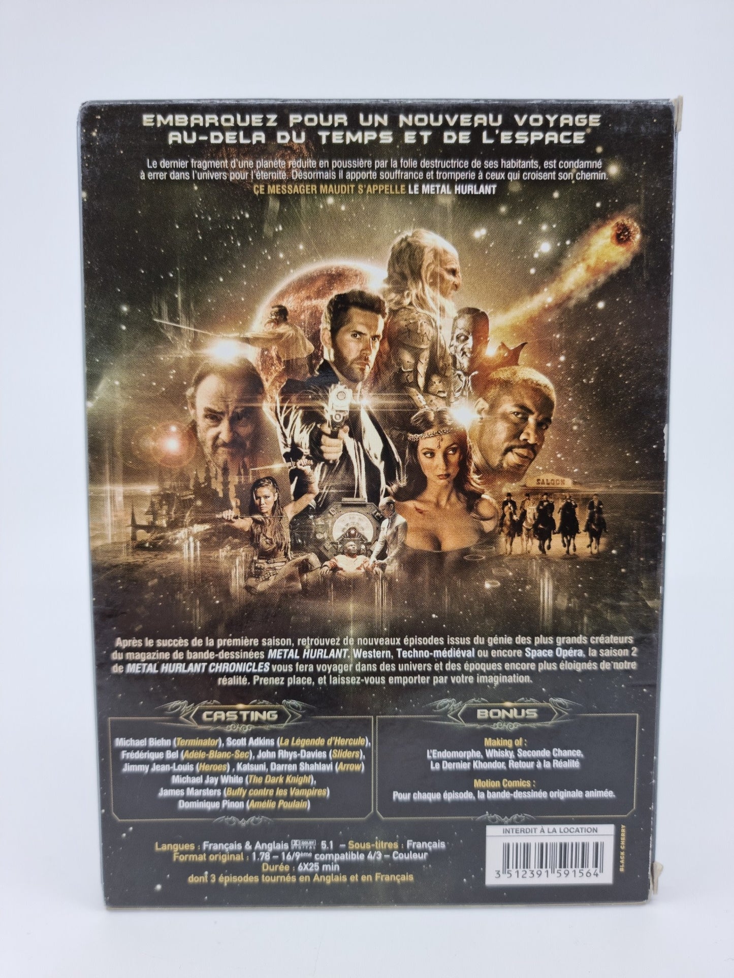 DVD - Métal Hurlant Chronicles – Saison 2 (épisodes 1 à 6 + bonus)