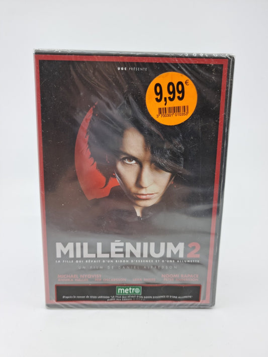 DVD - Millénium 2, La Fille qui rêvait d'un bidon d'essence et d'une allumette (avec emballage, pas ouvert)