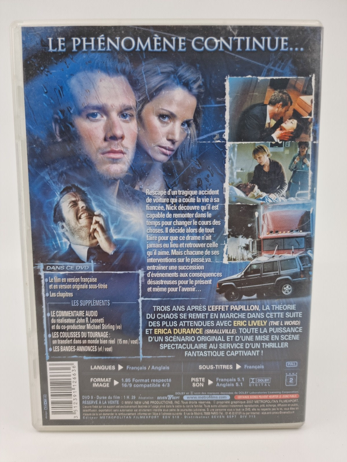 DVD - L'Effet papillon 2