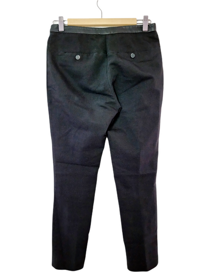 Pantalon business noir avec zips apparents (SIZE : 36)