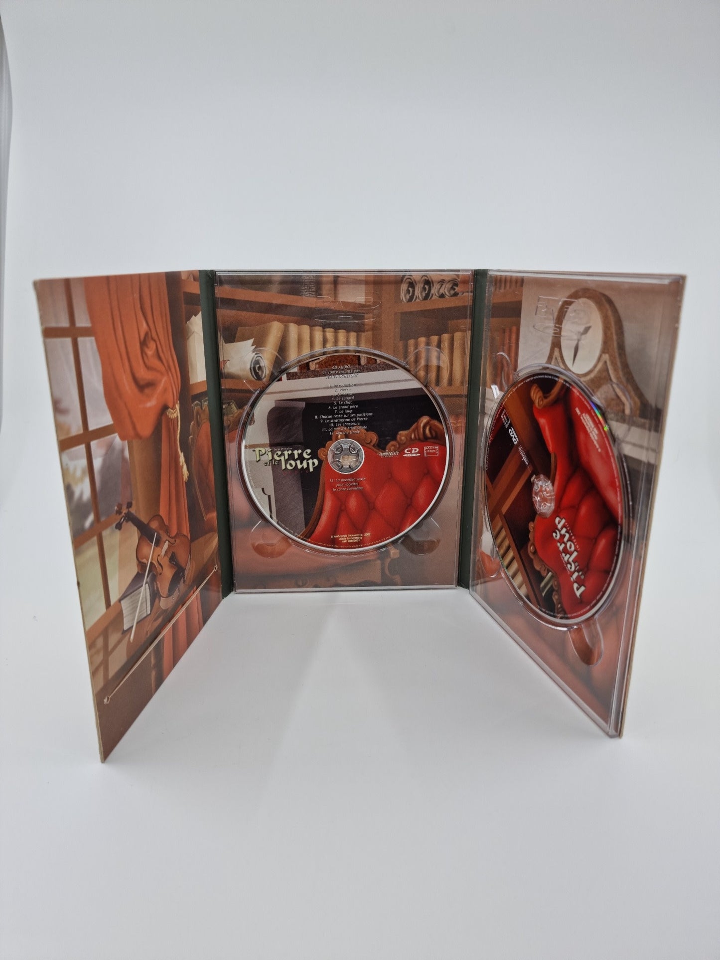 DVD - Pierre et le loup, le conte raconté par Jean Rochefort (Coffret DVD + CD)